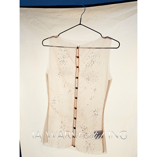 WARM AID ING 网纱背心礼服工艺薄透打底 碎落星河 折