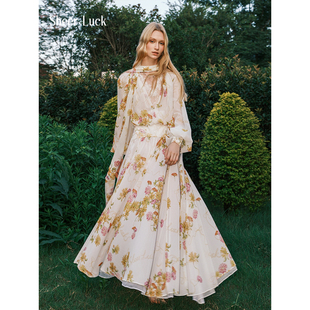 Milena雪纺灯笼袖 25AW 连衣裙 Luck Sheer