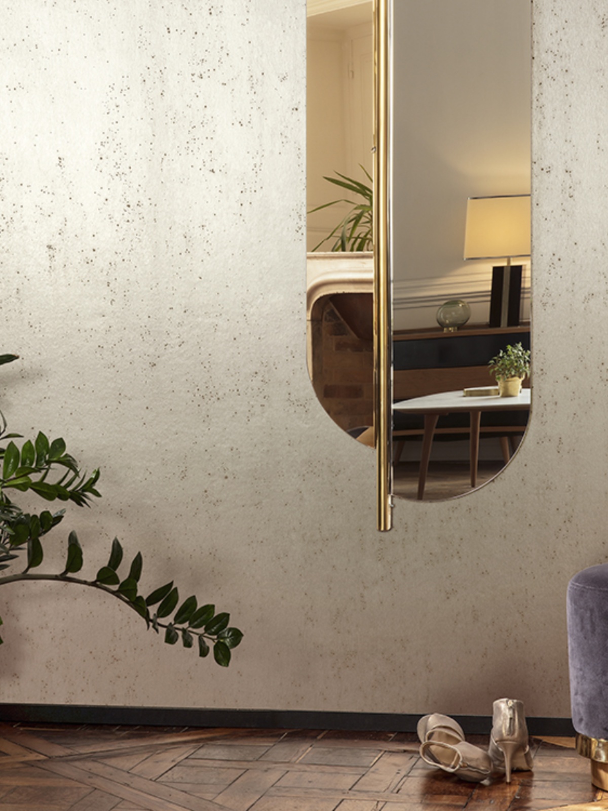 比利时arte原装进口 stellar金属光泽做旧氧化效果金箔质感壁纸