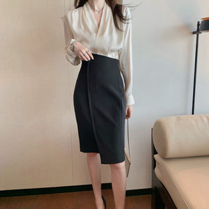 轻奢感女装套装夏款高冷范气质包臀裙两件套职业御姐秋装优质长袖