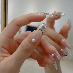 5mm人气搭配美甲饰品褶皱珍珠婚甲 putone putone棉花哑光迷你2