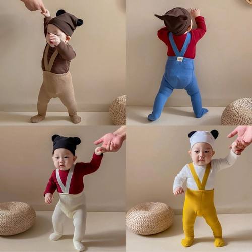 婴儿童大屁屁打底裤袜紧身吊带裤