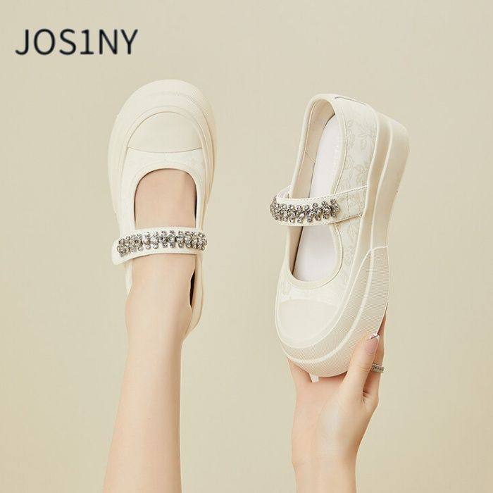 卓诗尼正品女鞋2025年春季新款欧货韩版平底百搭浅口玛丽珍单鞋,女鞋,浅口单鞋,淘宝优惠券,粉丝福利购,淘宝优惠卷