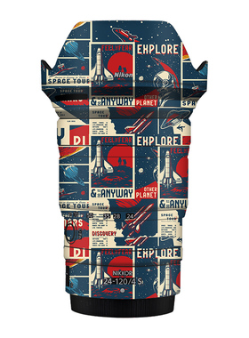 适用于尼康Z24-120F4S镜头全包贴膜 NikonZ24120 卡通磨砂保护膜