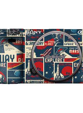 适用于索尼A6400/A6300相机贴纸A7R3/A9/A7C/RX100M6/M7贴膜A6700