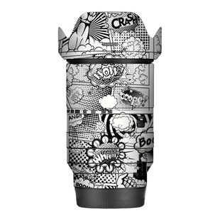 适用于腾龙28 28200碳纤维贴纸磨砂贴皮 200mm镜头保护贴膜