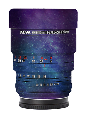 适用于老蛙FF8-15mm F2.8索尼口相机版本镜头贴膜 镜头保护贴皮