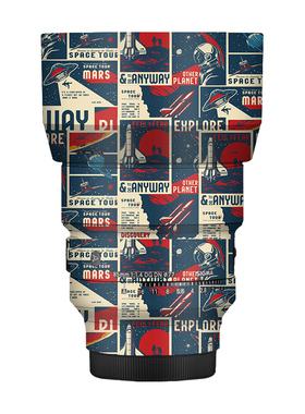 适用于适马85F1.4 DGDN镜头贴纸全包保护膜碳纤维卡通国潮贴膜