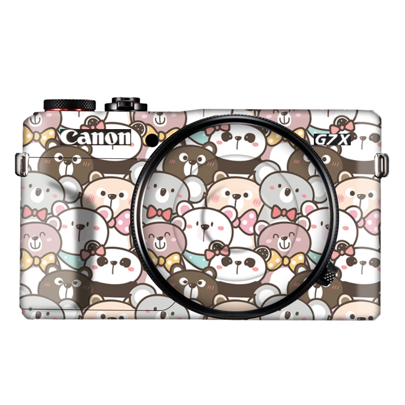 适用佳能G7X2相机贴膜全包保护贴纸 canon g7x2相机全包贴纸