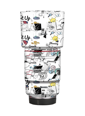 适用于佳能镜头贴纸CANON贴纸 RF135mm F1.8微单保护膜贴皮防刮