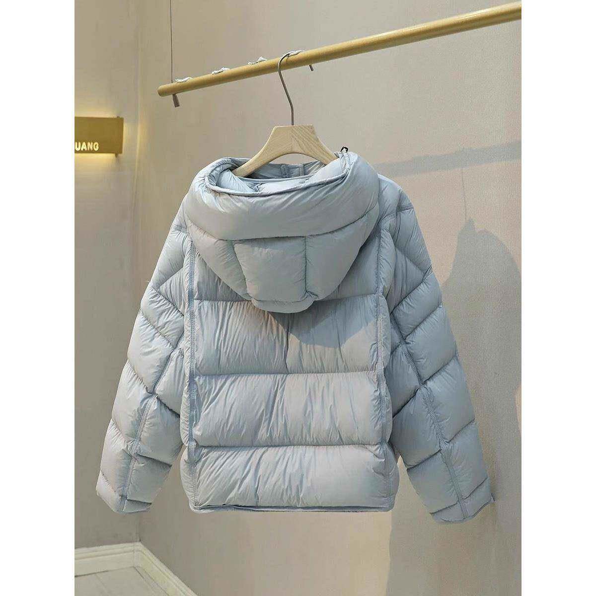 韩版连帽朵面包厚服云女20LYI25冬季绒新款加保暖中长版羽服外套