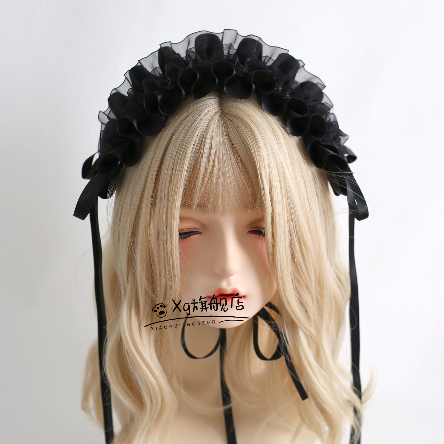 doll感哥特蕾丝发带lo娘发带