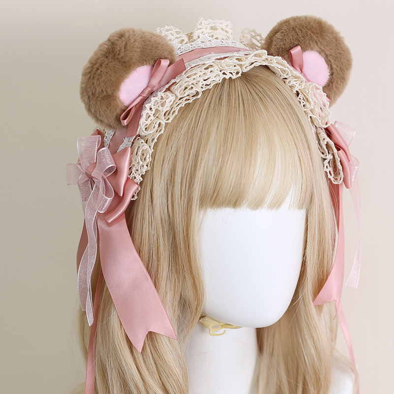 xg熊耳发带清新甜美可爱