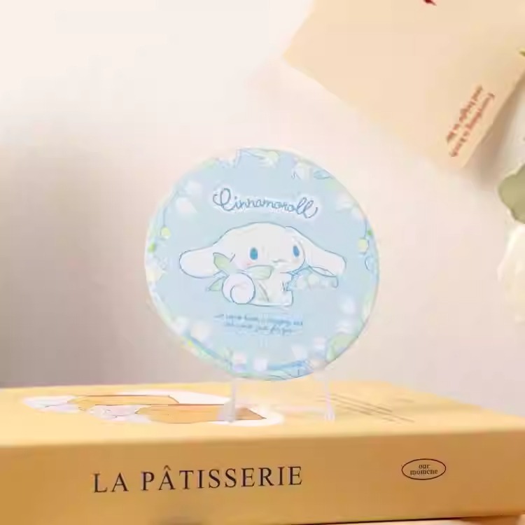 3D-JP三丽鸥系列卡通拼图68片便携随身镜手持补妆镜女生礼物3djp