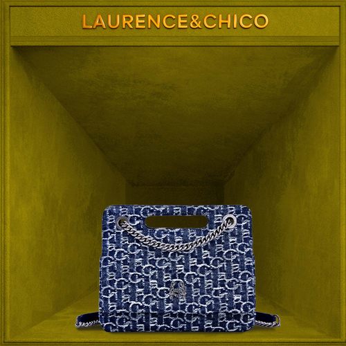 LC深蓝牛仔牛奶盒包