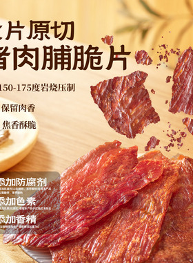 杨生记靖江猪肉脯现烤猪肉干香脆猪肉脯猪肉脆片岩烧猪肉脯薄脆片