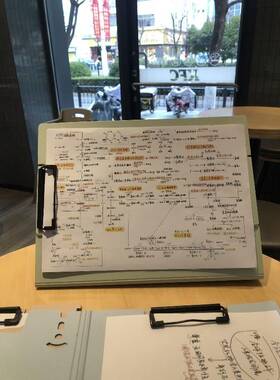 【考研好物】活页夹试卷夹文件夹a4资料册透明插页文件收纳抽杆夹