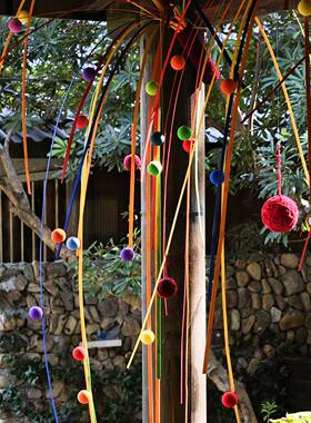 【竹篾烟花】2026年开工装饰布置造景店铺创意手工diy挂饰元宵节