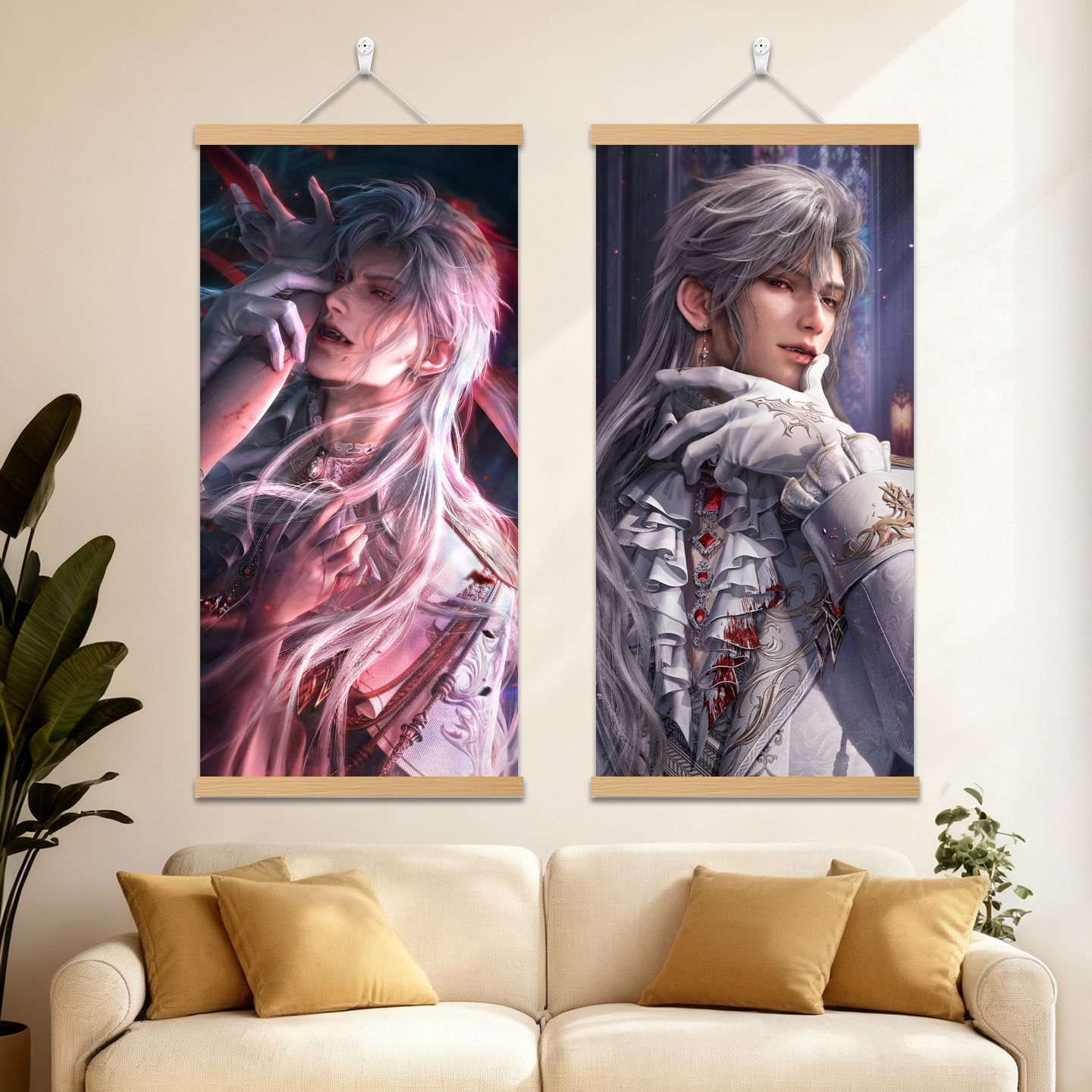 秦彻实木挂画银翼恶魔恋与深空