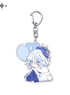 原神周边亚克力钥匙扣挂件钟离芙宁娜达达利亚可莉温迪高清夹层款