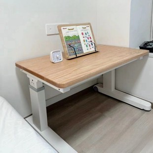 金六迪儿童实木学习桌可升降红橡木小学生书桌椅套装写字桌子家用