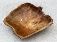 Solid wood irregular-shaped fruit plates, log trays, fruit plates, wooden basins, wooden plates, wooden bowls, irregular wooden plates and tableware thumbnail 8