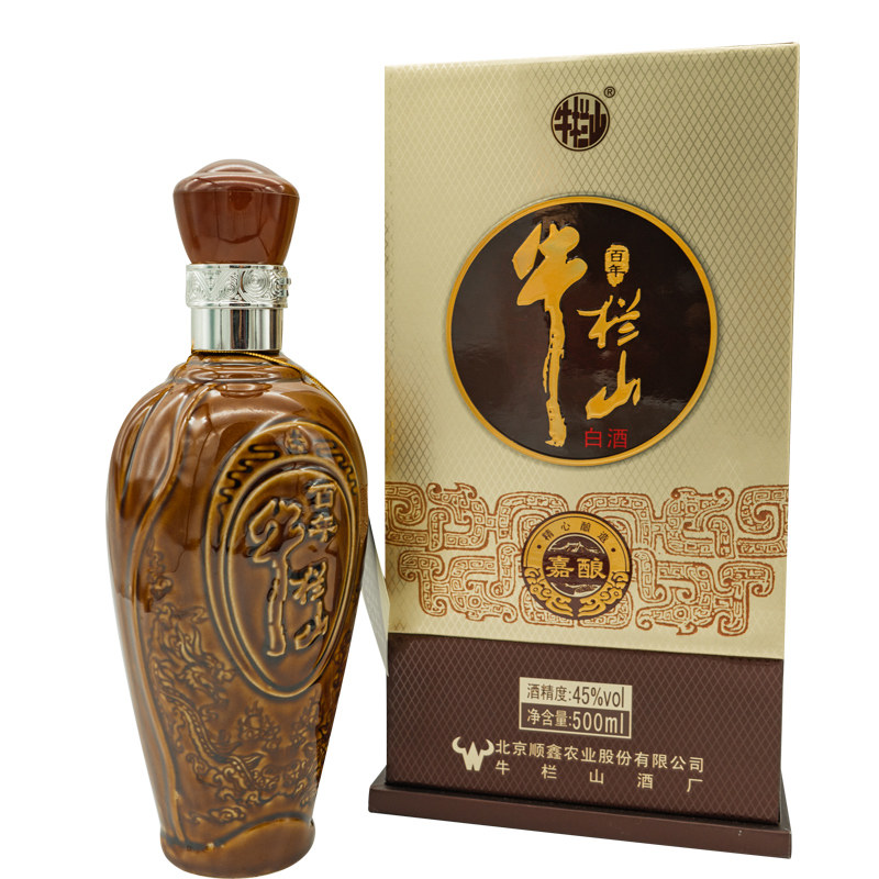 牛栏山二锅头 清香 嘉酿 清香型 白酒 45度 500ml单瓶装