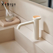 意大利全铜冷热水台下盆水龙头卫生间洗手台浴室柜面盆水龙头家用