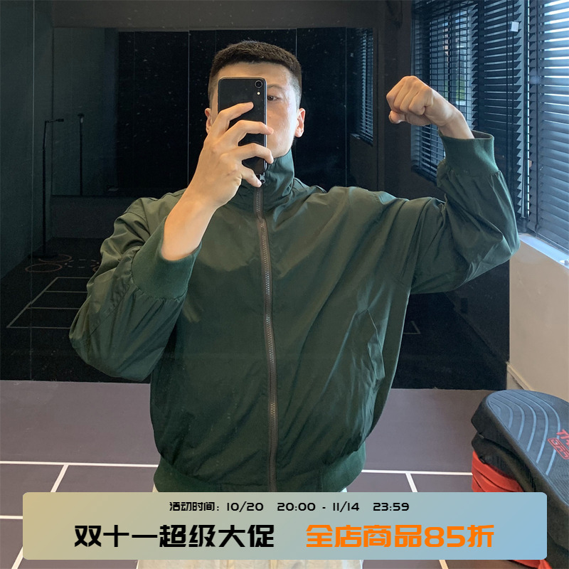 立领双面复古底特律夹克运动外套