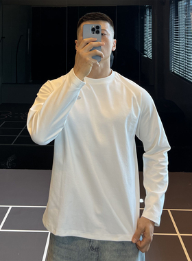 IRONTRAP反光标运动长袖男士抗菌速干打底T恤健身训练衣服秋冬季