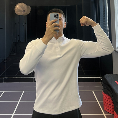 【高端商务】重磅长袖polo衫