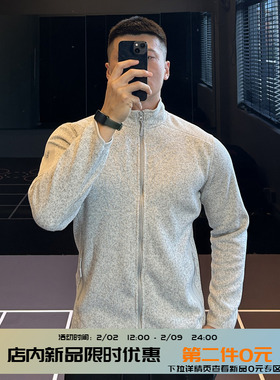 IRONTRAP加厚抓绒磨毛卫衣外套男修身运动长袖T恤秋冬季休闲夹克