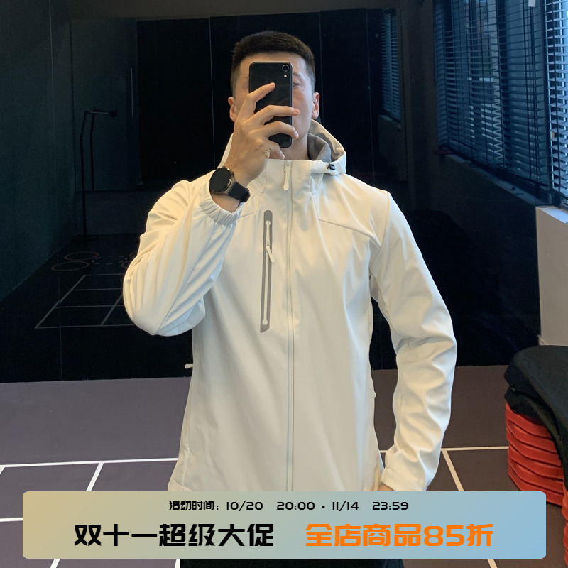 户外运动冲锋衣内里抓绒男士外套