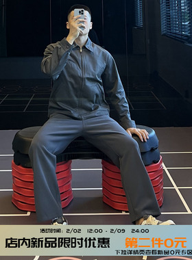 IRONTRAP380G华棉保暖运动卫裤男松紧腰美式休闲长裤健身裤子秋冬