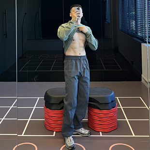 【户外先锋】运动机能防水软壳裤松紧腰宽松长裤加绒加厚保暖裤子