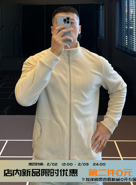 IRONTRAP400G双面奥粒绒立领卫衣外套男防风保暖长袖健身夹克秋冬