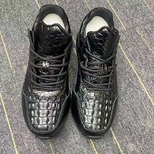 高端全包底稀有皮背骨休闲鞋，全皮包底圆头系带潮鞋男鞋