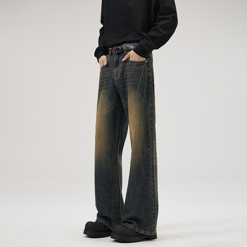 美式高街微喇裤拖地裤