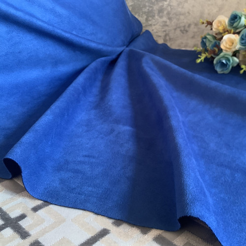 弹力柔软加厚布料服装麂皮绒面料