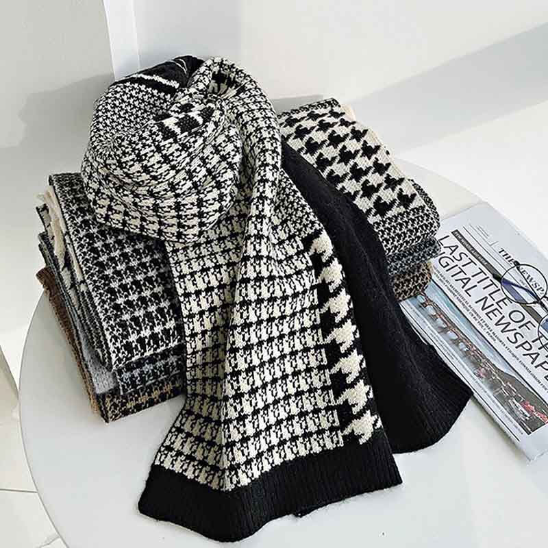 学生制服青年围巾百搭冬季