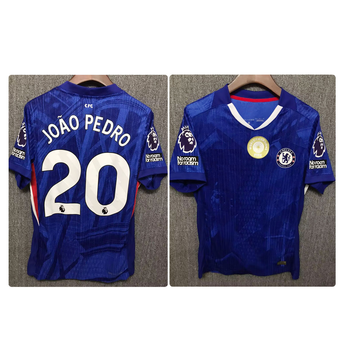 2025英超车路士球衣20号佩德罗德拉普帕尔默恩佐球员版足球服