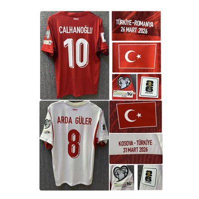 2026 Turkey Jersey Player Version Yildiz Calhanoglu Guler