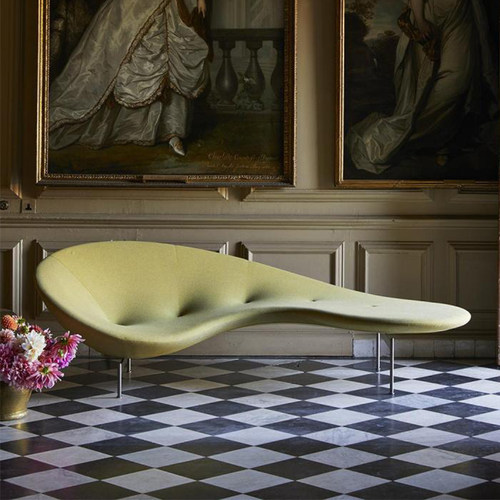 异形玻璃钢豌豆沙发弧形扁豆沙发