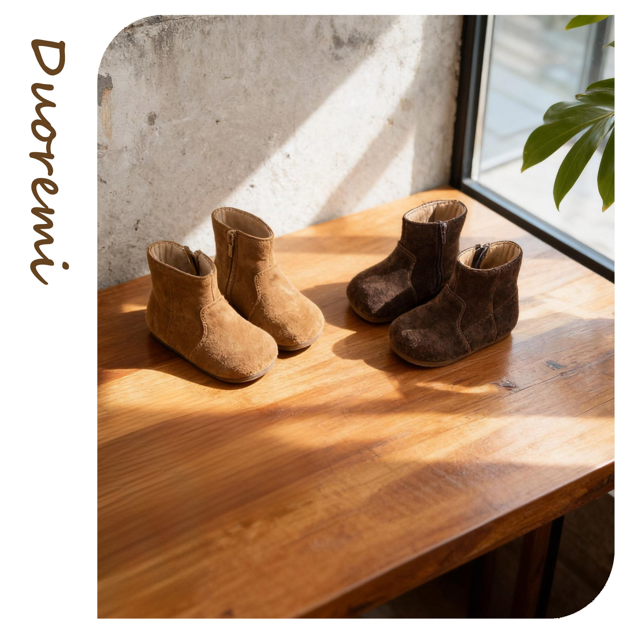 duoremi冬季25aw34棉鞋男女儿童靴子真皮雪地靴时尚儿童马丁靴子,童鞋/婴儿鞋/亲子鞋,皮靴,淘宝优惠券,粉丝福利购,淘宝优惠卷