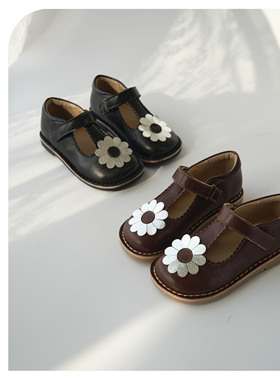 duoremi软底26SS08春季新款软底公主皮鞋法式玛丽珍女童黑色单鞋