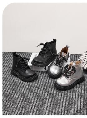 DuoReMi秋冬新款BR2454儿童马丁靴纯色时尚百搭秋冬厚底儿童短靴