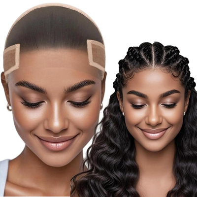 假发蕾丝网帽 舞台COS固定防掉防滑天鹅绒发带网帽 lace wig grip
