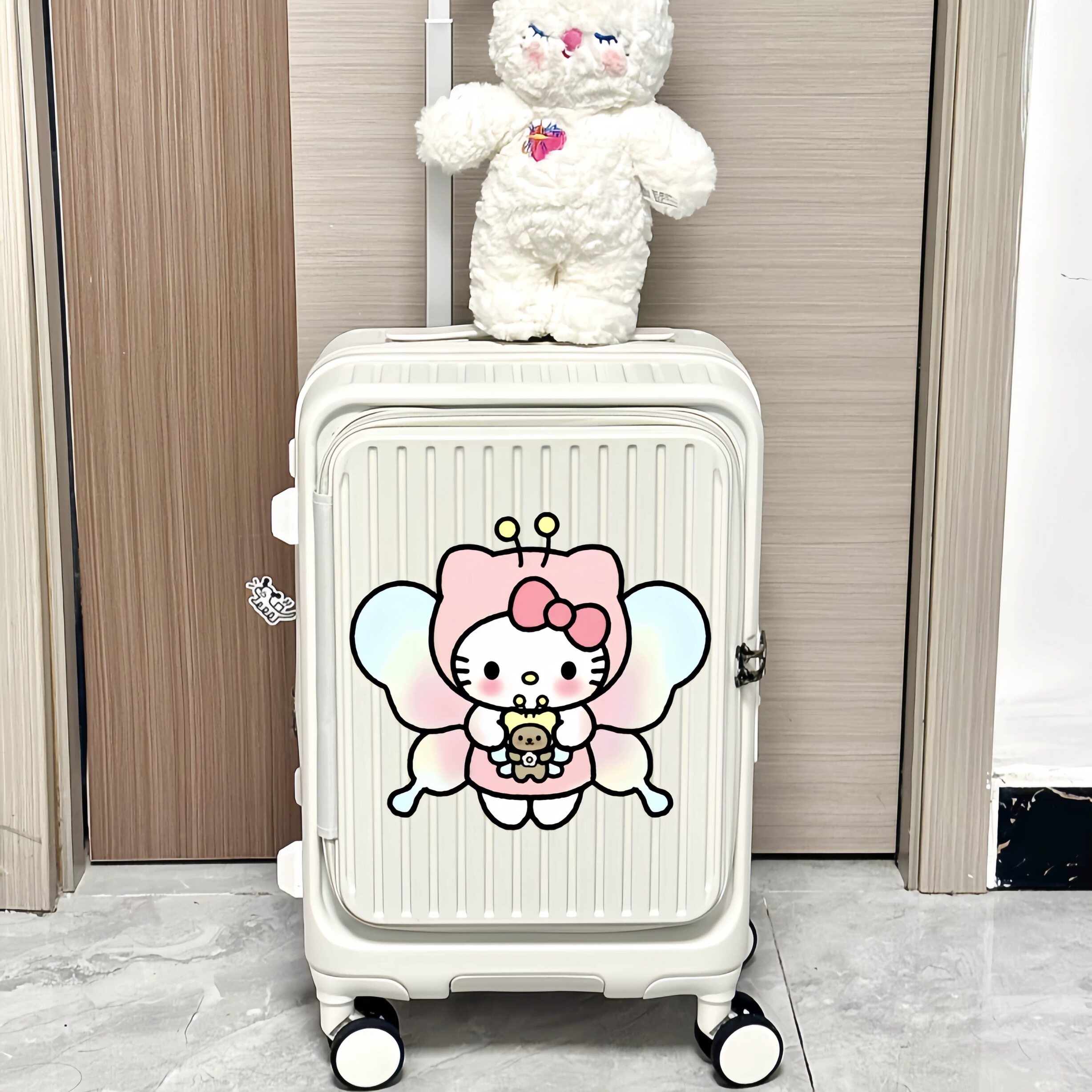 KT凯蒂猫行李箱贴纸防水不留胶