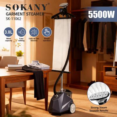 出口SOKANY11062挂烫机单杆支架熨烫机快速除皱Garment Steamer