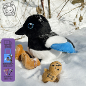 PLUSHIE DREADFULS毛绒公仔玩偶玩具超柔潮玩装 饰礼物落基山喜鹊